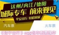 《团子出行》app包车购票操作
