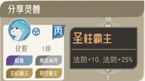 《山海进化录》霸主词条一览