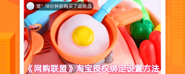 《网购联盟》淘宝授权绑定设置方法