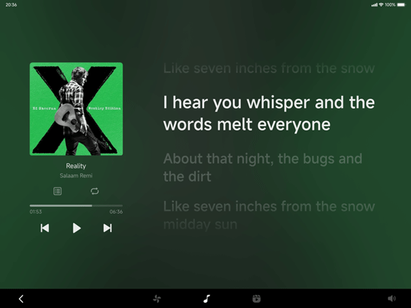 
小米汽车拓展屏