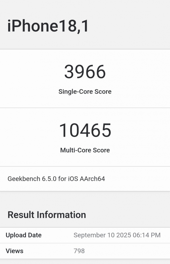 苹果A19 Pro单核跑分惊人！竟碾压AMD和英特尔顶级CPU(图1)
