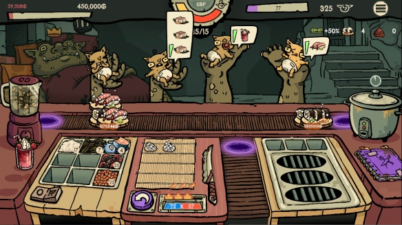 《哥布林寿司》试玩报告：孩子们厨师长今天做寿司(图6)