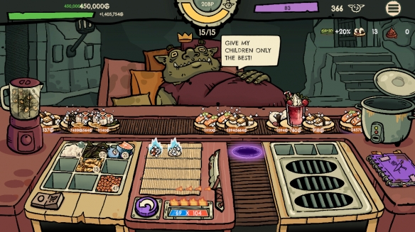 《哥布林寿司》试玩报告：孩子们厨师长今天做寿司(图5)