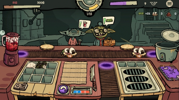 《哥布林寿司》试玩报告：孩子们厨师长今天做寿司(图3)