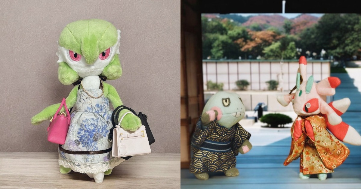 《宝可梦》的时尚日常：为迷你手办亲手制作百变服装