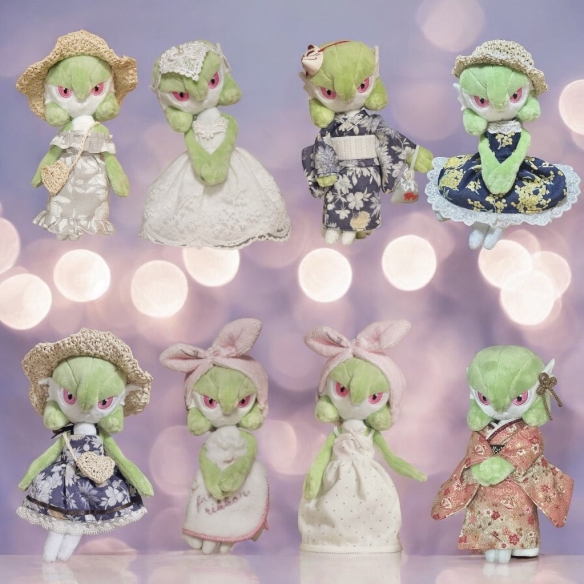 《宝可梦》的时尚日常：为迷你手办亲手制作百变服装(图6)