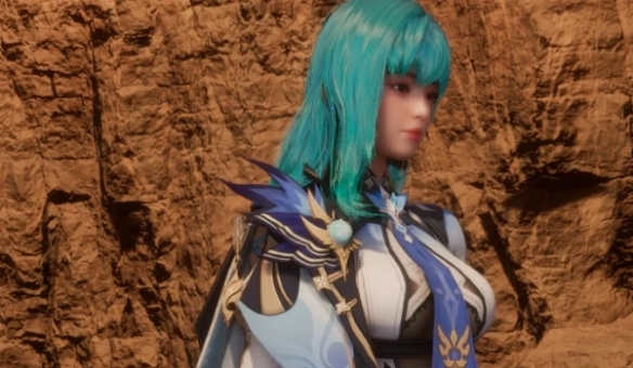 《剑星》优菈MOD！浪花制服/机车服一键切换+水痕粒子特效(图1)