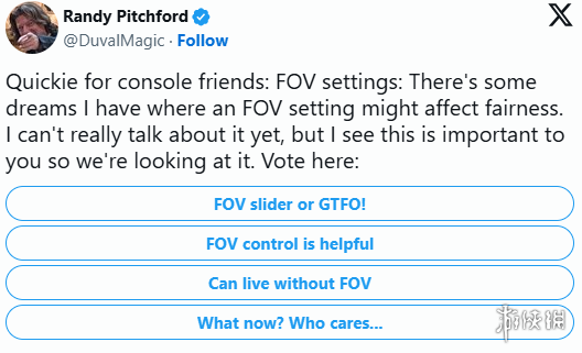 91.7%支持添加！《无主之地4》或为主机添加视野滑块(图3)