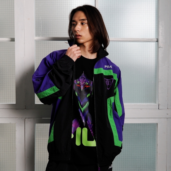 以初号机为主题！《EVA》× FILA 全新联名服饰公开(图3)