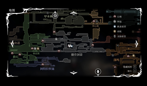 《空洞骑士：丝之歌》地图传送MOD！一键抵达未开通篝火区域(图2)