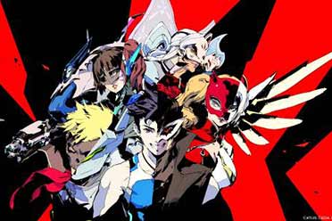 D.VA紧裹性感黑胶衣！《守望2》X《P5》联动皮肤公开