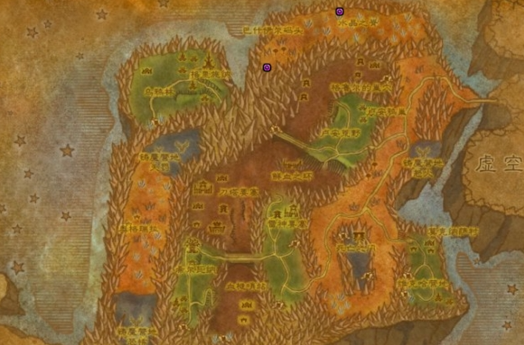 魔兽世界刀锋山矿点位置介绍1