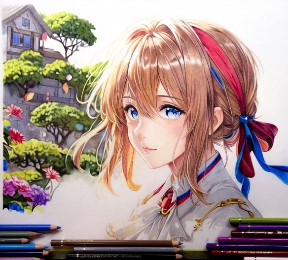 超写实！画师用铅笔绘制《勇者斗恶龙》金属史莱姆(图5)