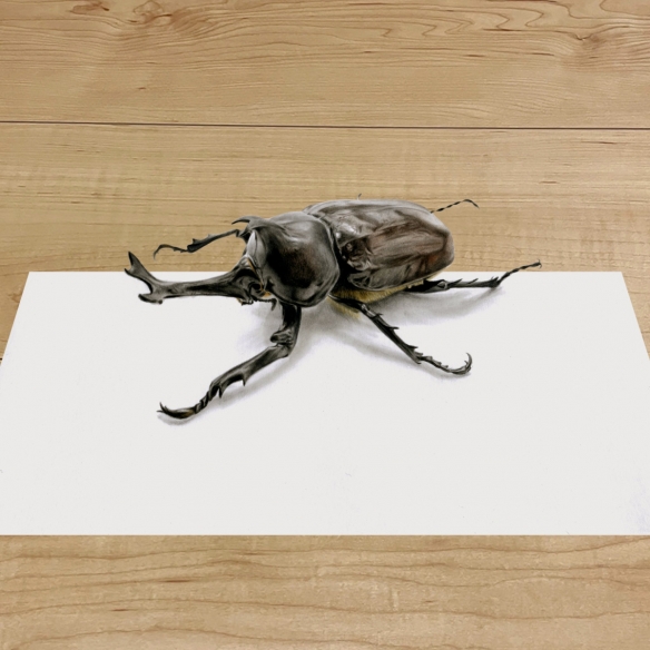 超写实！画师用铅笔绘制《勇者斗恶龙》金属史莱姆(图4)