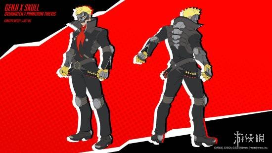 D.VA紧裹性感黑胶衣！《守望2》X《P5》联动皮肤公开(图4)