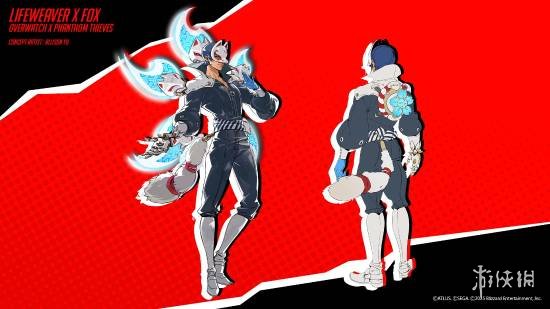 D.VA紧裹性感黑胶衣！《守望2》X《P5》联动皮肤公开(图5)