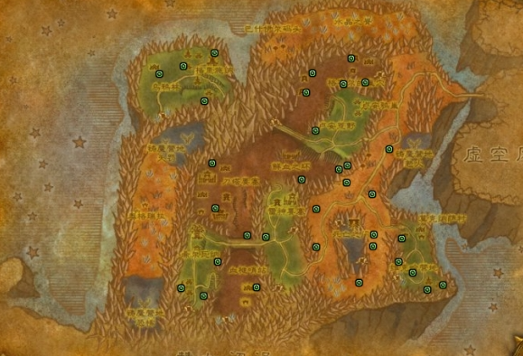 魔兽世界刀锋山矿点位置介绍4