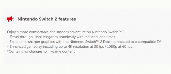 《空之轨迹 the 1st》Switch2版特性：支持4K/30帧！(图1)