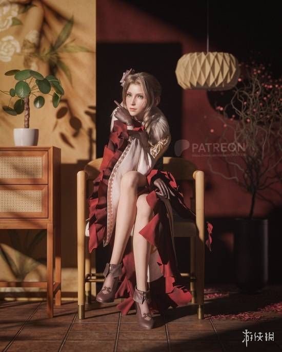 3D大神晒《FF7重生》爱丽丝美图：细节之处尽显诱惑(图9)