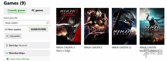 Xbox公布四款XGP即将离库游戏:包含三部《忍龙》游戏(图2)