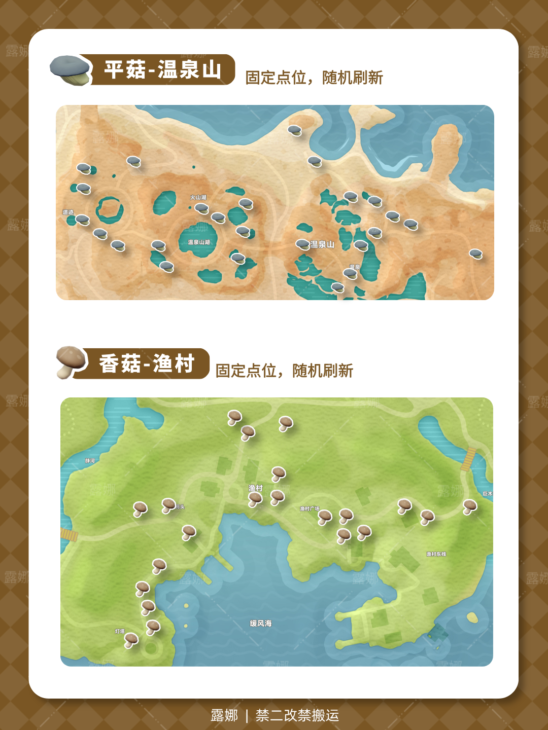 《心动小镇手游》全蘑菇位置及食谱售价说明