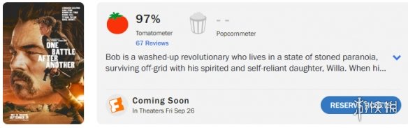 小李子新片《一战再战》媒体口碑大爆 成今年最高分(图1)