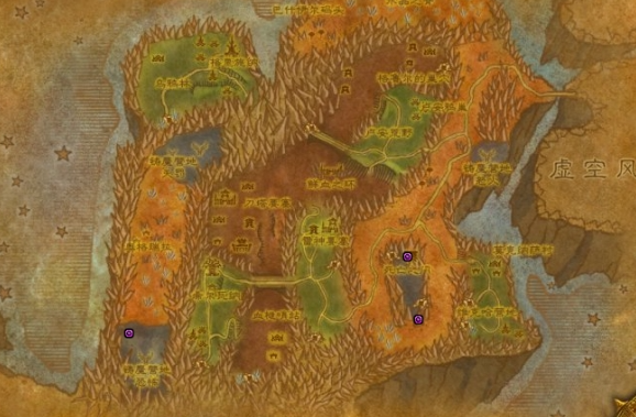 魔兽世界刀锋山草药位置分布介绍4