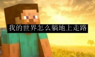 我的世界怎么躺地上走路