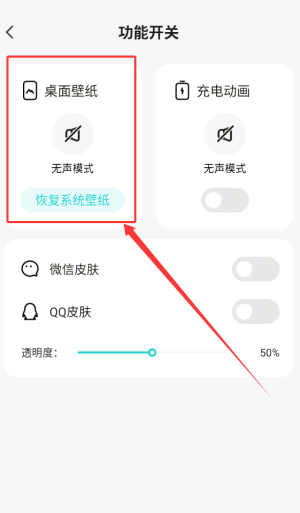 《灵动桌面壁纸》功能开关设置方法(图4)
