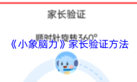 《小象脑力》家长验证方法