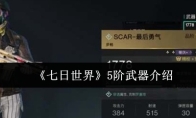 《七日世界》5阶武器介绍