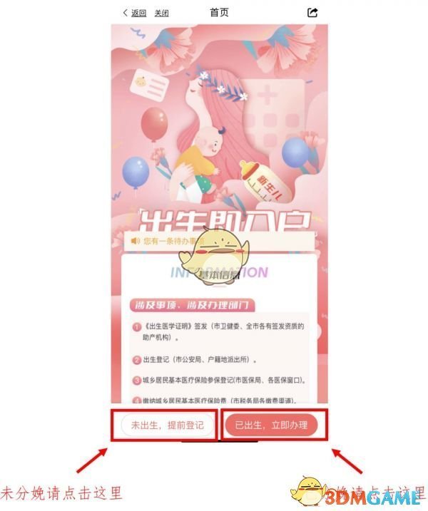 《爱南宁》办理出生即入户教程(图5)
