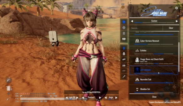 《剑星》街头霸王6韩蛛俐联动MOD，完美还原毒蛇牵丝与残影踢击！(图2)
