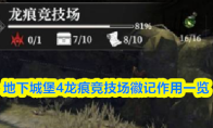地下城堡4龙痕竞技场徽记作用一览