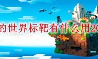 我的世界标靶有什么用2025