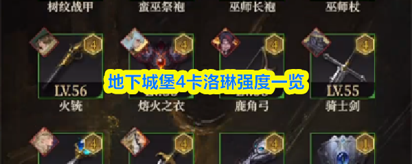 地下城堡4卡洛琳强度一览(图1)