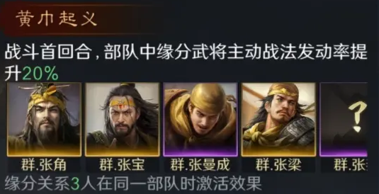 《三国群英传：策定九州》张角搭配阵容攻略(图3)