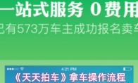 《天天拍车》拿车操作流程