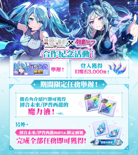 《我想成为影之强者！》携手初音未来推出联名活动(图6)