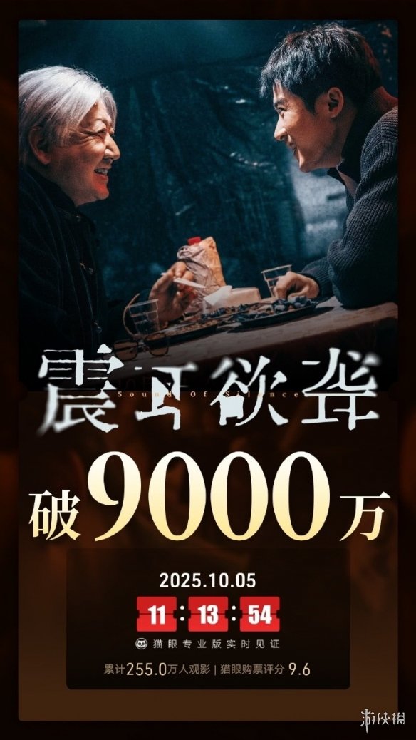 国庆档黑马？《震耳欲聋》上映2天总票房破9000万(图1)