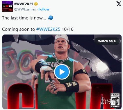 《WWE 2K25》将推出约翰·塞纳退役巡演主题DLC！(图1)