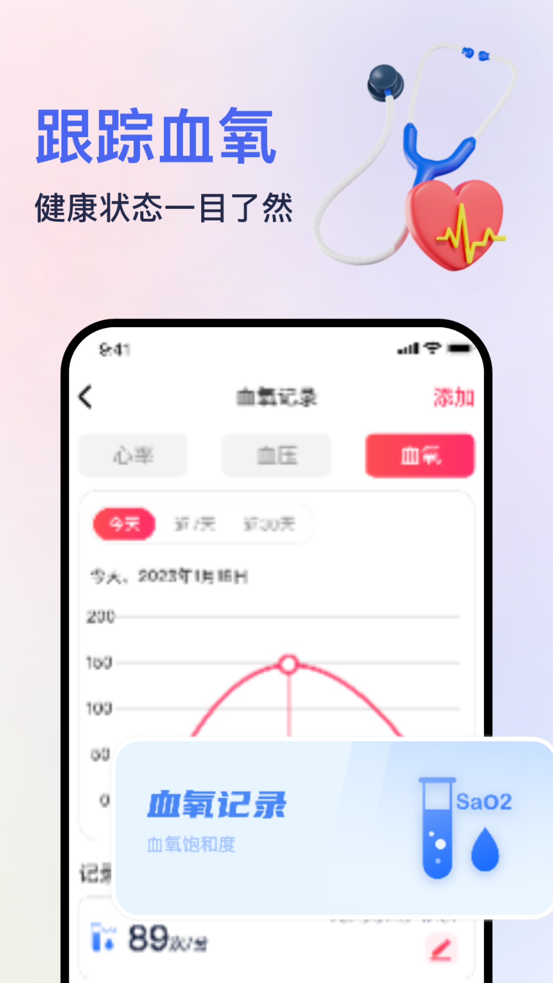 
血压血氧心率准确测app