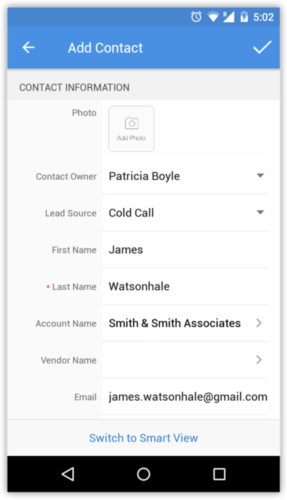 Zoho CRM手机版使用教程4