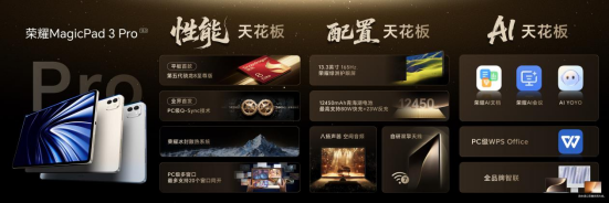 最强安卓旗舰平板！荣耀MagicPad3 Pro打造行业最强体验天花板(图1)