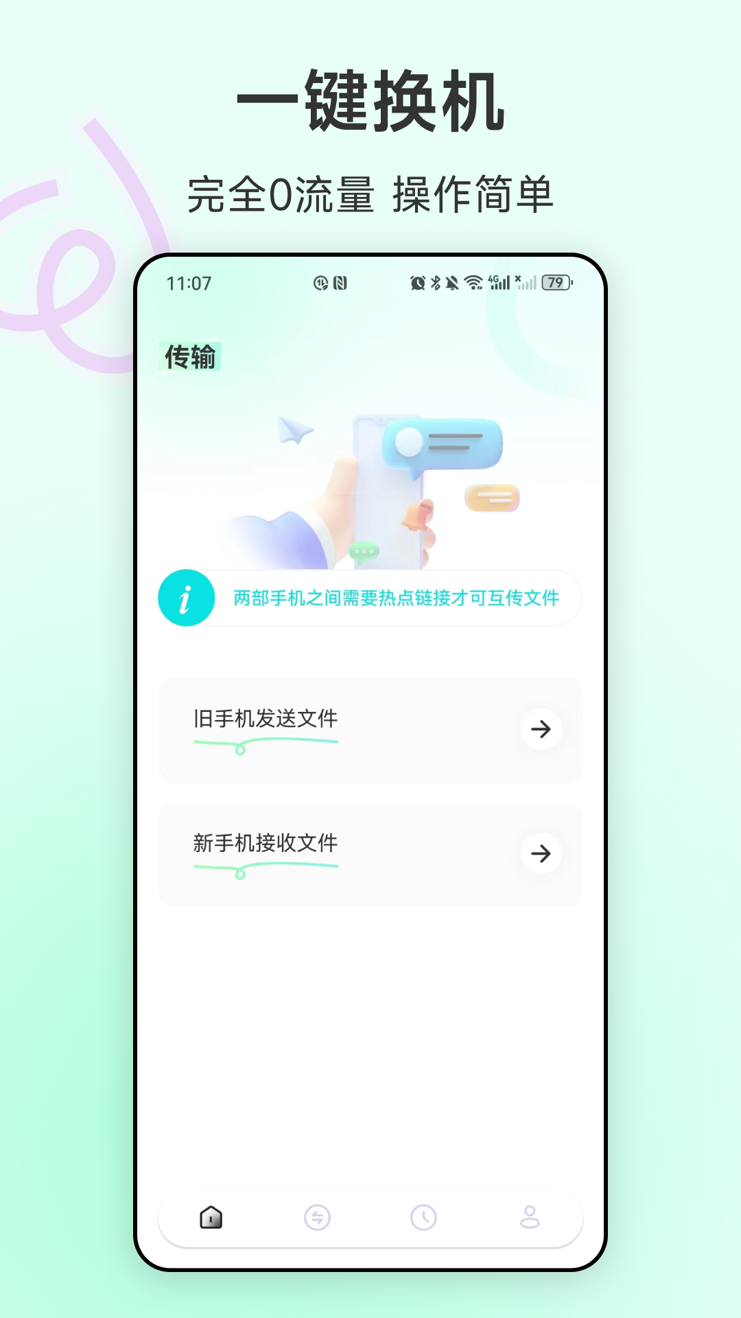 
全能扫码换机