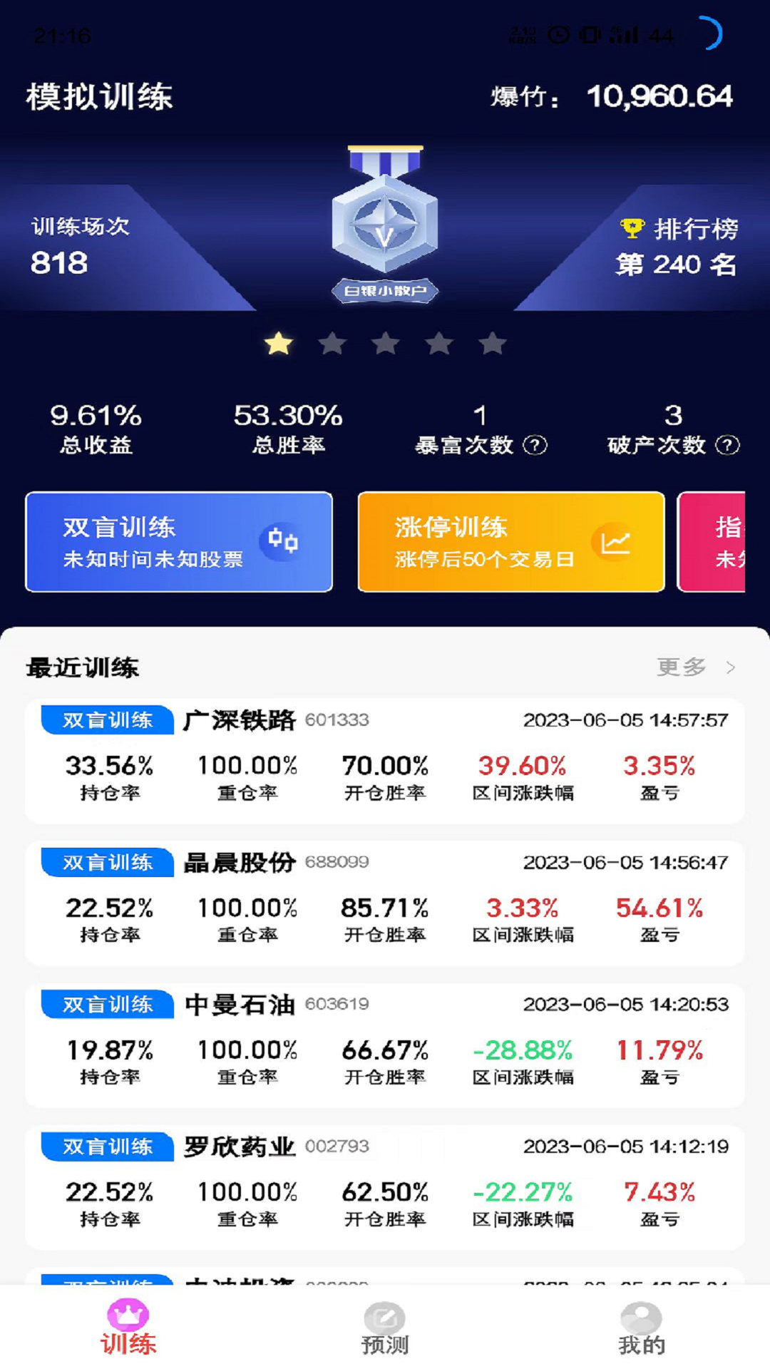 
爆竹K线训练助手