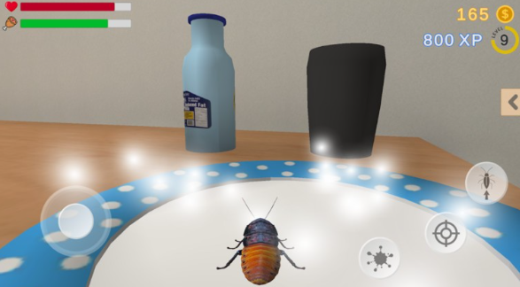 蟑螂模拟器 袭击小姐姐(图1)