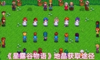 《星露谷物语》地晶获取途径