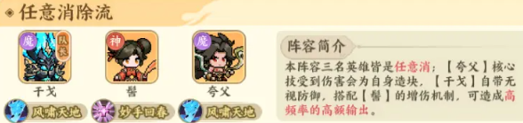 山海幻境开荒阵容搭配推荐1