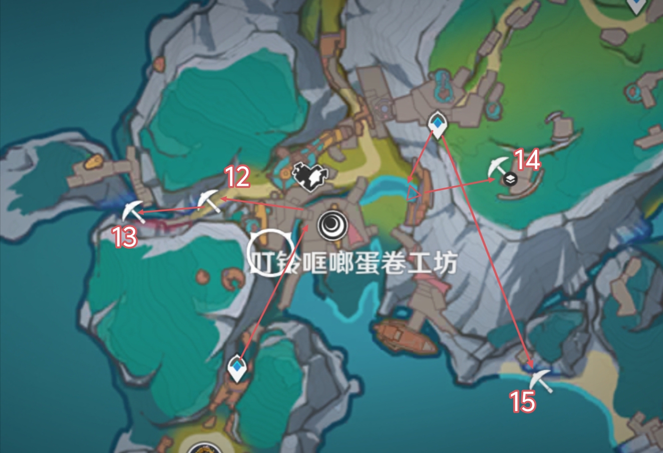 《原神》月之二版本虹滴晶全收集攻略(图5) 《原神》月之二版本虹滴晶全收集攻略(图5)